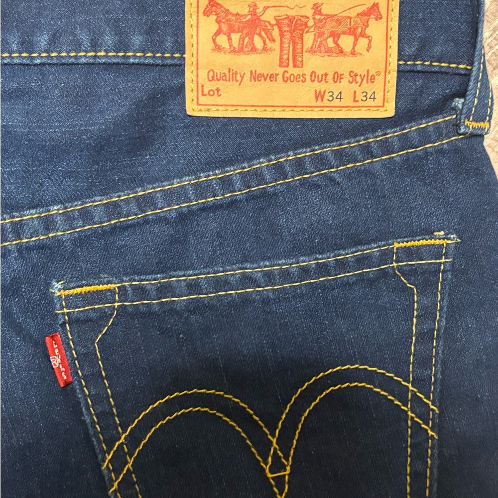 Men's Blue Jeans Levis - Picture 4 of 4